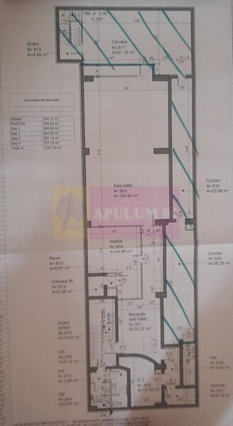 Demisol 106 mp utili – ideal birouri, depozitare sau servicii , Sect 5